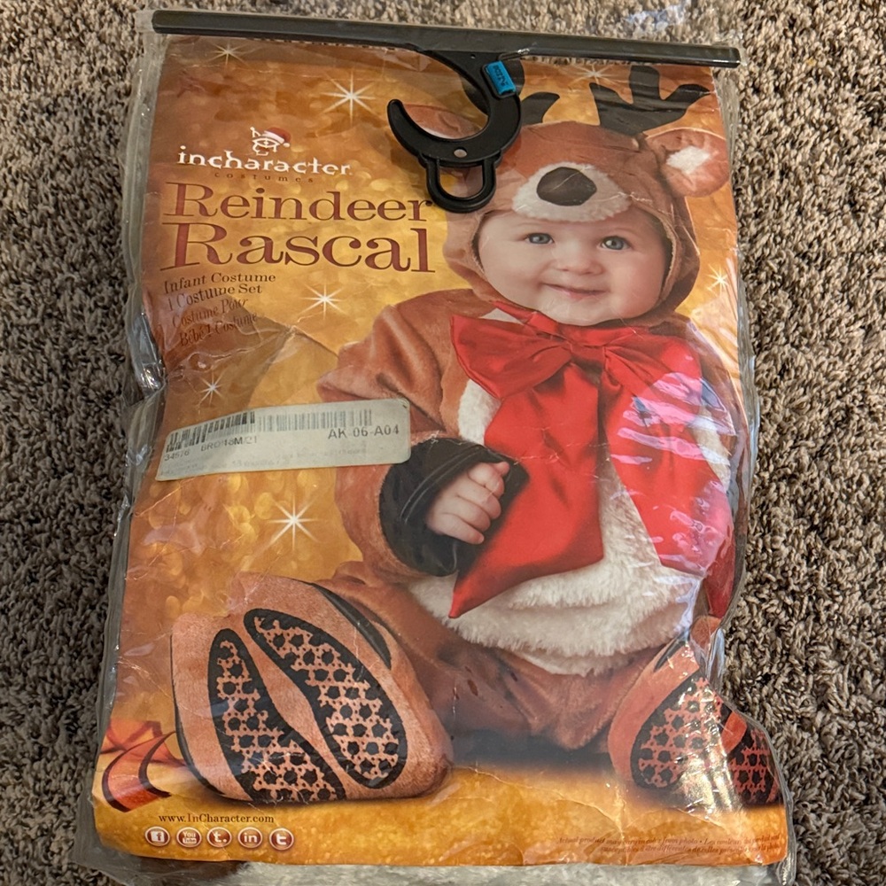 InCharacter Reindeer Rascal Infant Costume